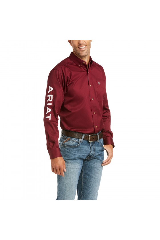 Ariat® Team Logo Twill Fitted Shirt