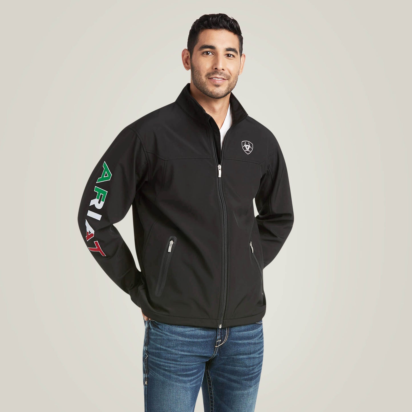 Ariat® Team Softshell Mexico Jacket Black