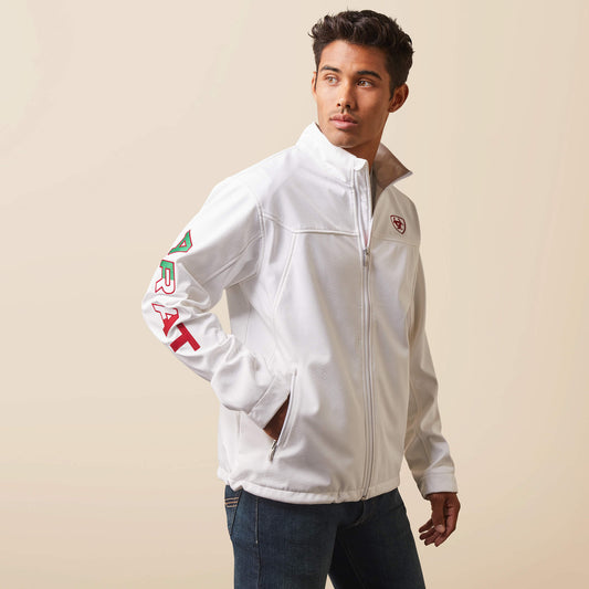 Ariat® Team Softshell Mexico Jacket White