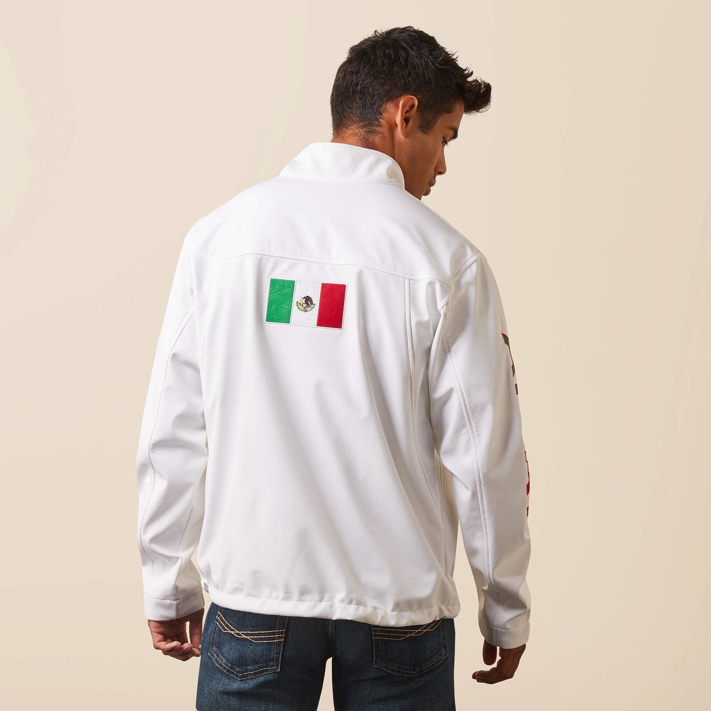 Ariat® Team Softshell Mexico Jacket White
