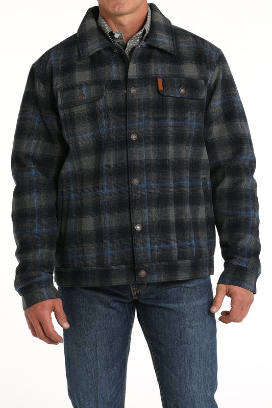 CINCH Men's Lined Trucker Jacket - Navy/Gray