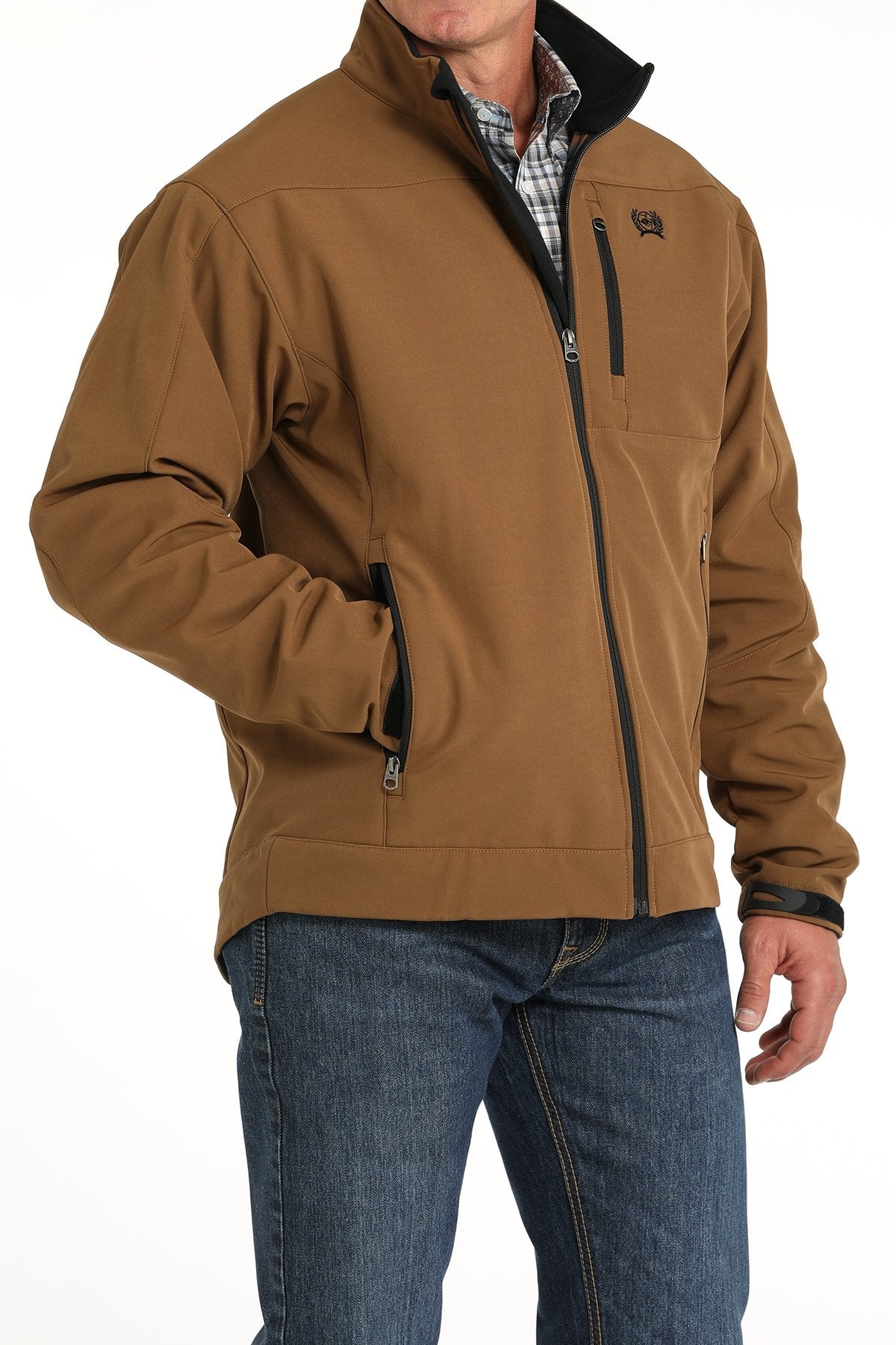 Cinch Men's Match Boys Bonded Jacket - Brown