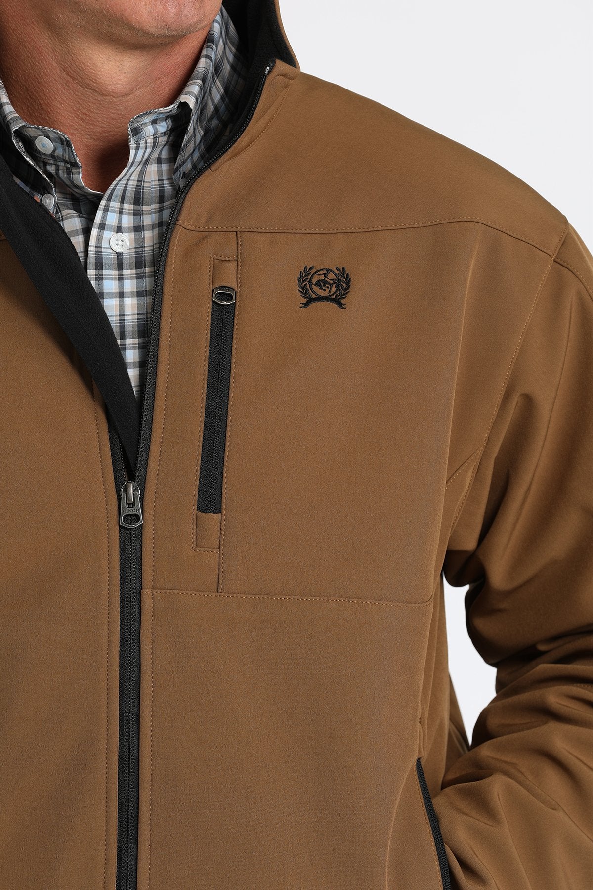 Cinch Men's Match Boys Bonded Jacket - Brown