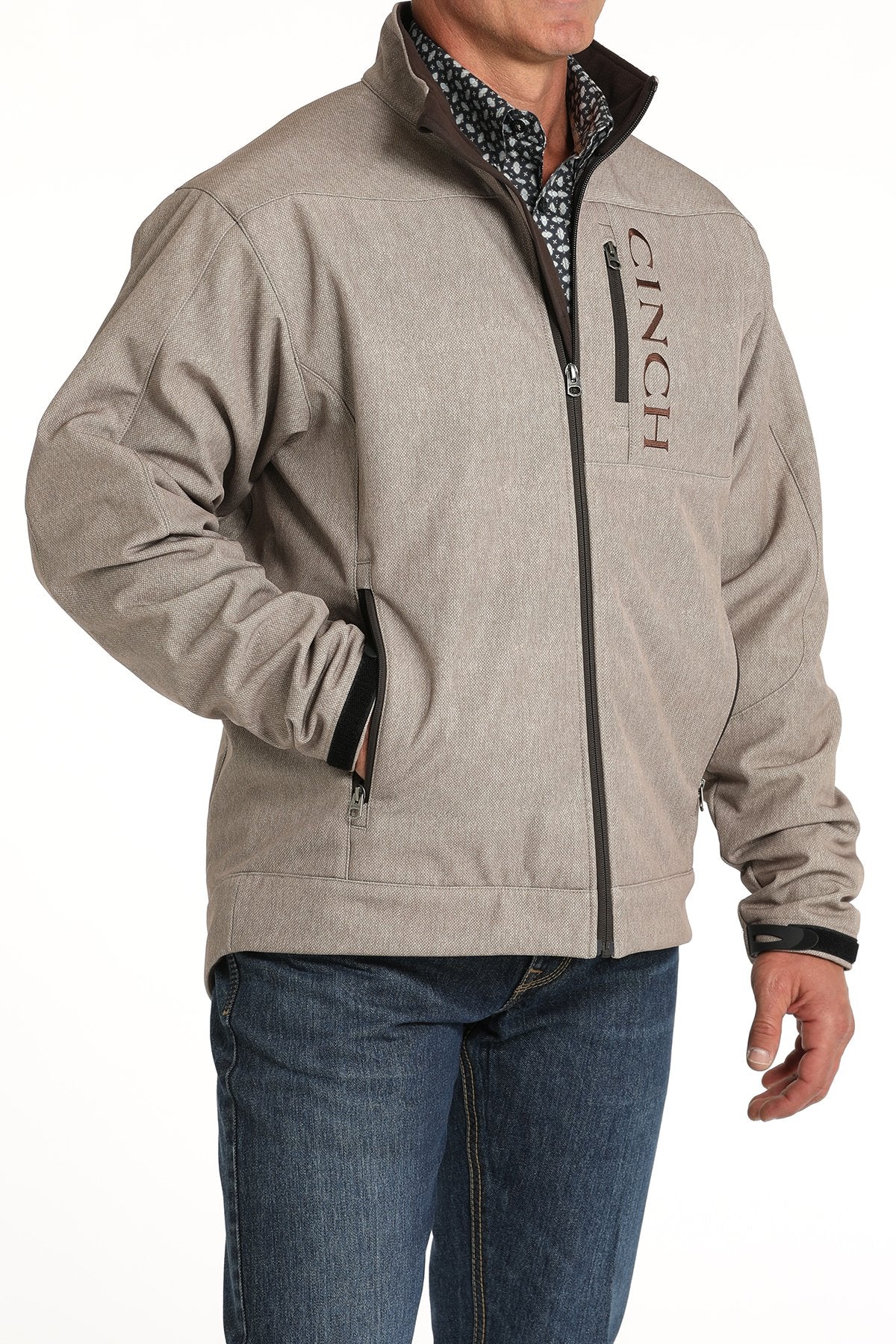 Cinch Men's Bonded Jacket - Tan