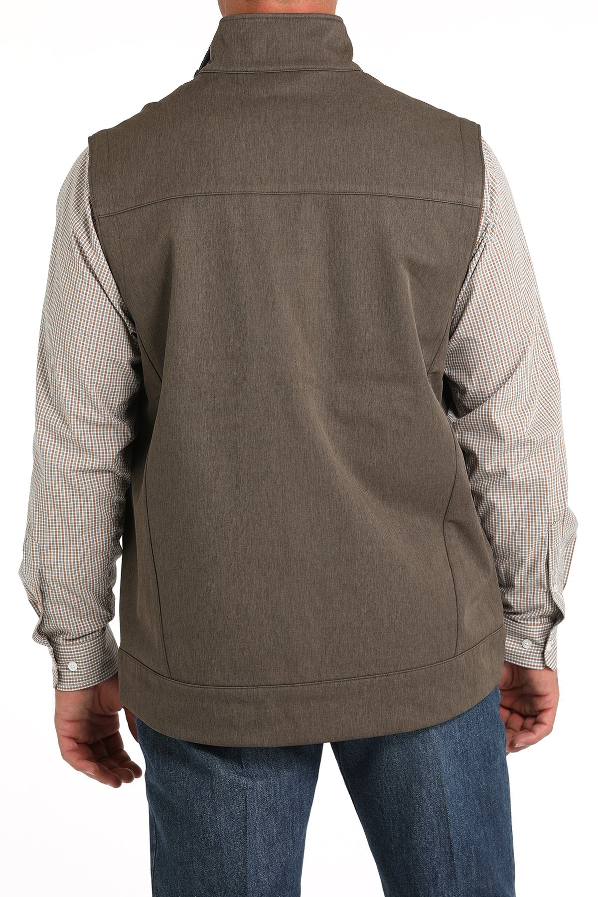 Cinch Men's Softshell Vest - Brown