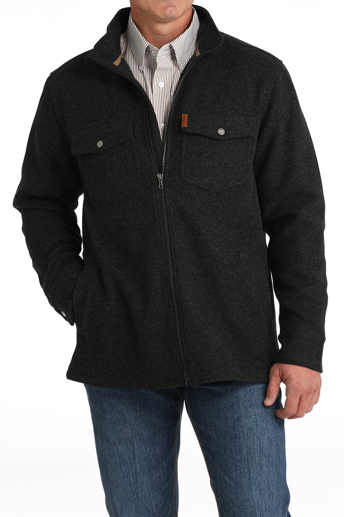 Cinch Men's Shirt Jacket - Black