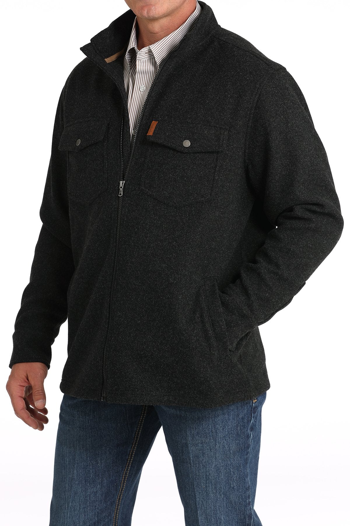 Cinch Men's Shirt Jacket - Black