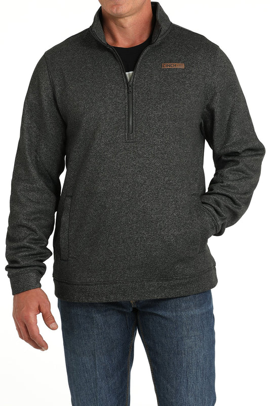 CINCH Men's Match Boys 1/2 Zip Pullover - Black